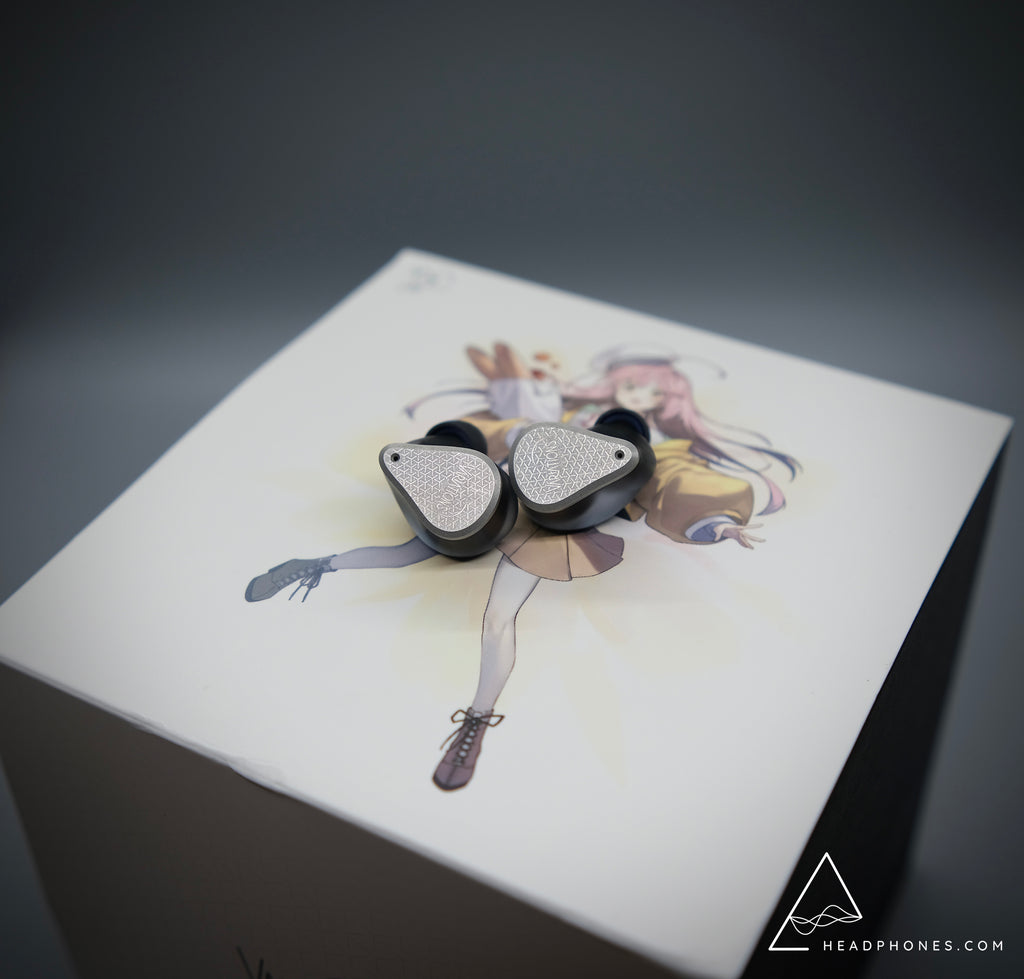 Moondrop Variations earphones on anime box
